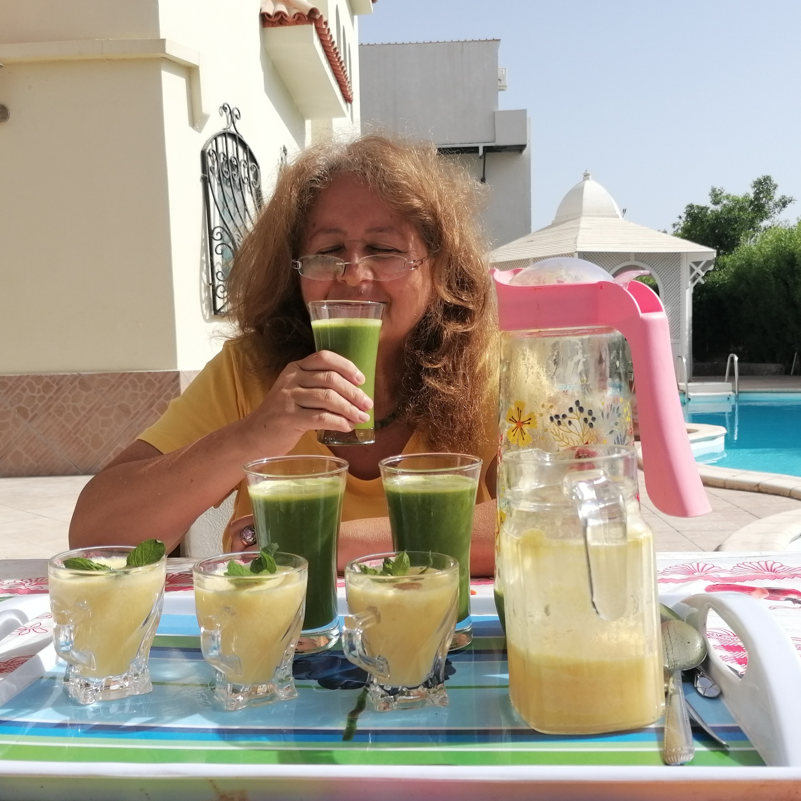 Heavenly juices at Healing Retreats Egypt 